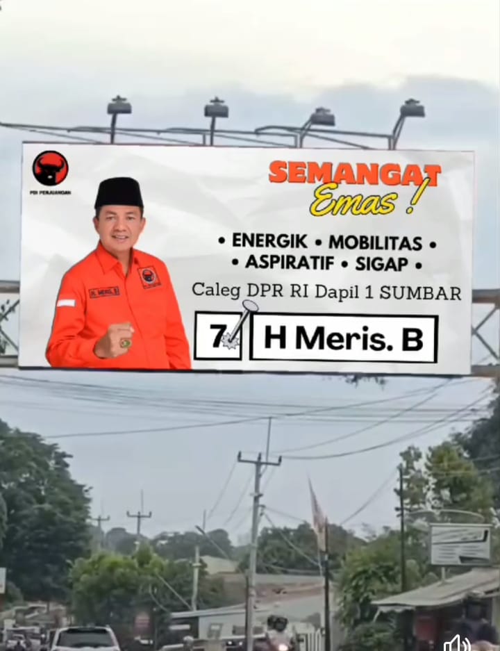 Caleg DPR RI Dari Partai PDIP Dapil Sumbar 1 Nomor Urut 7 H.Meris.B ...