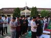 Polres Tanggamus Gelar Sholat Idul Adha 1445 H di Lapangan Apel Mapolres