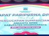 Tiga Puluh (30 ) Anggota DPRD Kabupaten Dharmasraya Resmi Dilantik Dan Diangkat Sumpah